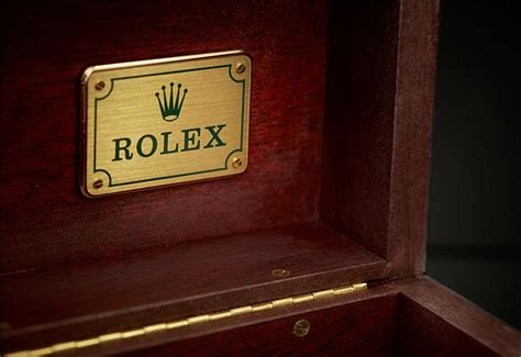 rolex red wooden box